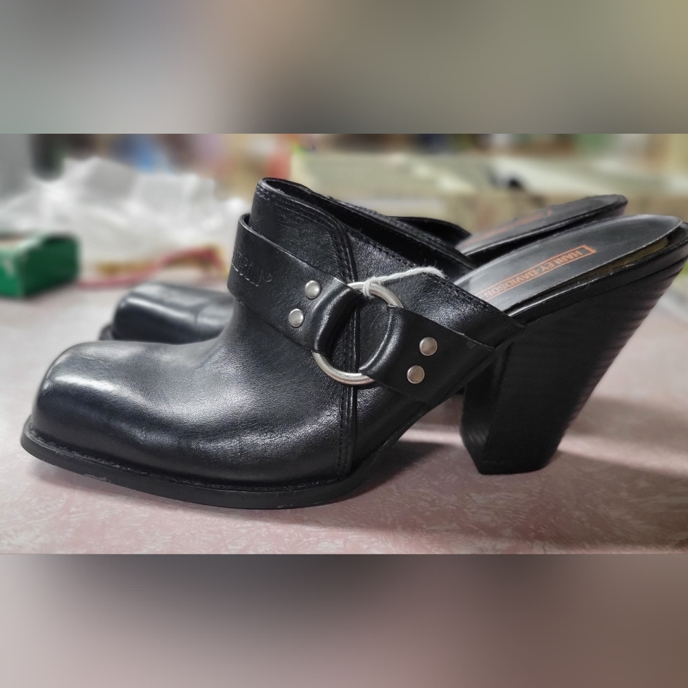 Harley Davidson Leather Clogs 7